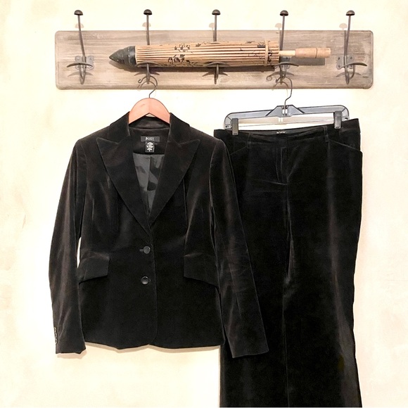 🪶Rare Velvet VICTORIA’S SECRET Sexy Christy-Fit Brown Pant Suit-8 - Picture 4 of 16